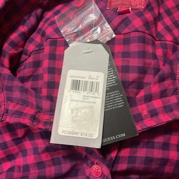 Guess checkered button up shirt - Picture 6 of 6